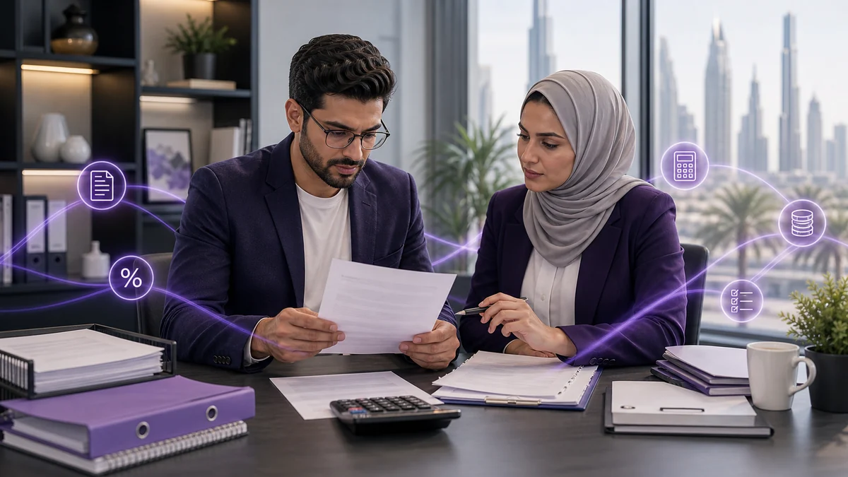Premium notionwave editorial visual for vat registration uae planning in the UAE